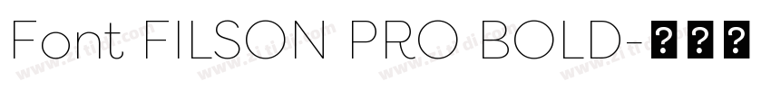 Font FILSON PRO BOLD字体转换 Font FILSON PRO BOLD字体转换